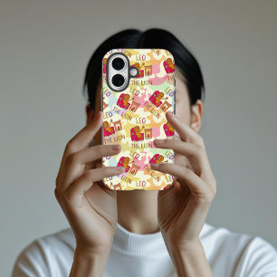 Leeuw de Leeuw Koning van de telefoon iPhone 16 Hoesje