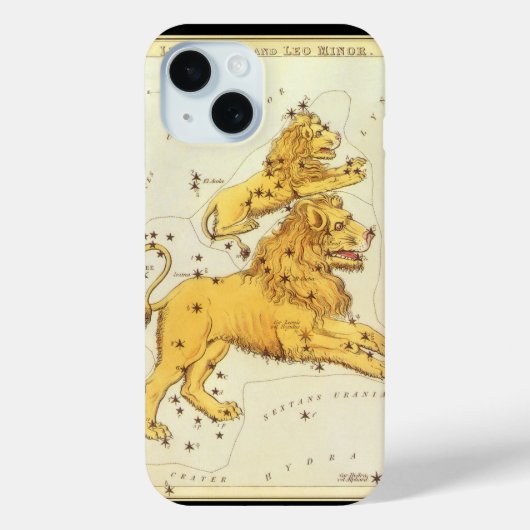 Leeuw de Leeuw Oude Constellatie Urania's Spiegel Case-Mate iPhone Case (Achterkant)