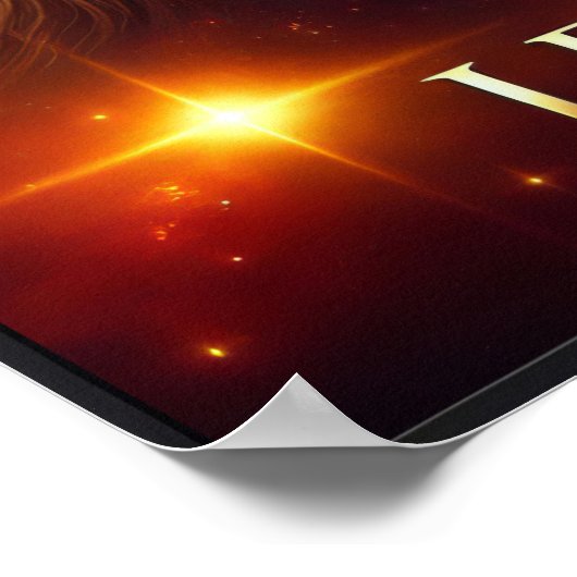 Leeuw de Leeuw Zodiac Celestial Poster (Hoek)