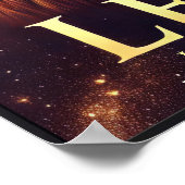 Leeuw de Leeuw Zodiac Celestiale Poster (Hoek)