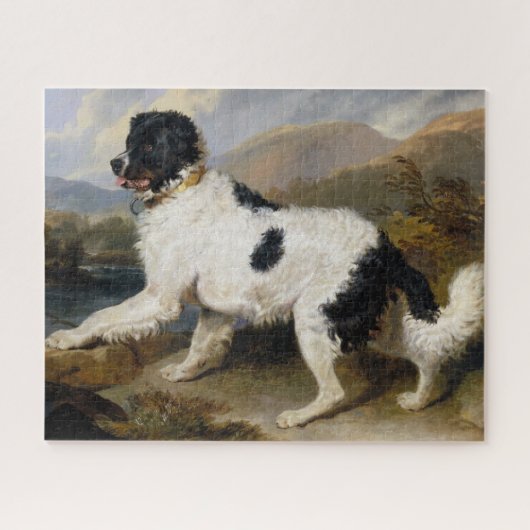 Leeuw: de Newfoundlanderse Hond Legpuzzel (Horizontaal)