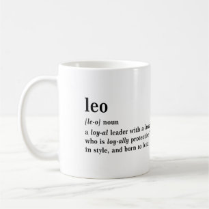 Leeuw Definitie Esthetische Astrologie Cadeau Koffiemok