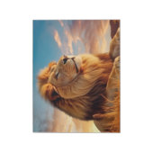 Leeuw Dier Natuur Majestueuze Wilderness Notitieblok (Linkerzijde)