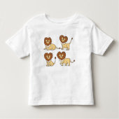 Leeuw, dier, roofdier kinder shirts (Voorkant)