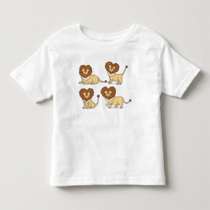 Leeuw, dier, roofdier kinder shirts