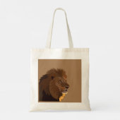 Leeuw Dier Wilde Leeuw Tote Bag (Achterkant)