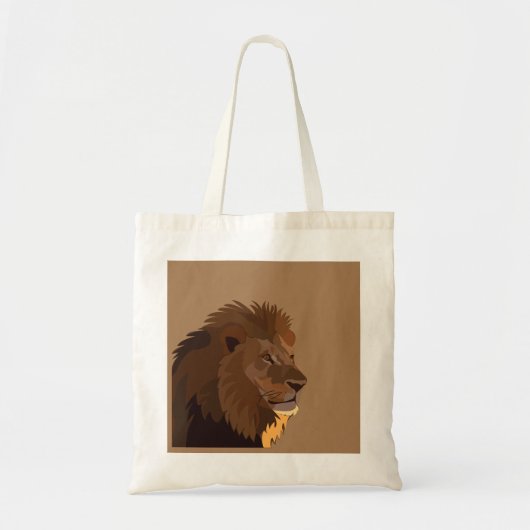 Leeuw Dier Wilde Leeuw Tote Bag (Voorkant)