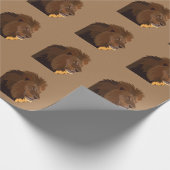 Leeuw Dier Wilde Natuur Cadeaupapier (Hoek)