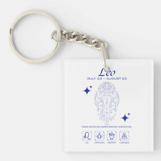 Leeuw Dierenriem Zelfvertrouwen Astrologie Lijn Ku Sleutelhanger