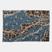Leeuw Dierprint Glitter Glam 1 Theedoek (Horizontaal)