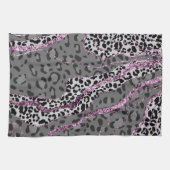 Leeuw Dierprint Glitter Glam 3 Theedoek (Horizontaal)