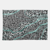Leeuw Dierprint Glitter Glam 4 Theedoek (Horizontaal)