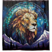 Leeuw douchegordijn (Voorkant)