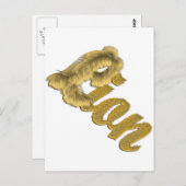 Leeuw - drijfmesttekst briefkaart (Voorkant / Achterkant)