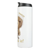 Leeuw eigenwijs omgaan met het schattig Schattig g Thermosbeker (Geroteerd rechts)