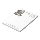 leeuw Elegant Old Fashioned notebook Notitieblok (Linkerzijde)