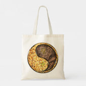 Leeuw en Aardaap Tote Bag (Achterkant)