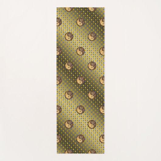 Leeuw en aarde konijn yogamat (Voorkant)