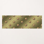 Leeuw en aarde konijn yogamat (Voorkant (horizontaal))