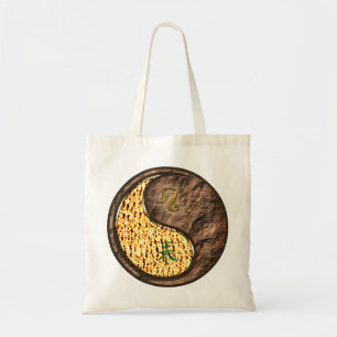 Leeuw en aardgeit tote bag
