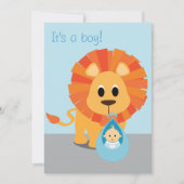 Leeuw en Baby - Het is een jongen! (Voorkant)