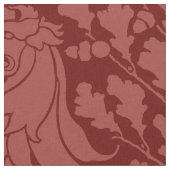 Leeuw en eikel, Brick Red Stof (Close Up)