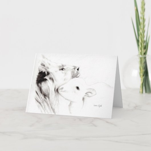 Leeuw en het Lam Kaart (Voorkant)