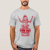 Leeuw en Kroon - Rood T-shirt (Voorkant)