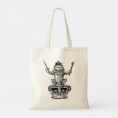 Leeuw en kroon tote bag (Achterkant)