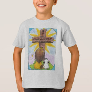 Leeuw en Lam aan het Kruis T-shirt
