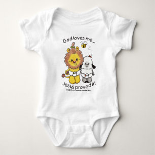 Leeuw en Lam Baby's Romper