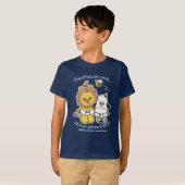Leeuw en Lam Baby's T-shirt (Voorkant volledig)