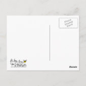 Leeuw en Lam Boxers-Make Kanker Zwart en Blauw Briefkaart (Achterkant)