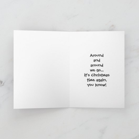 Leeuw en Lam Candy Cane Makers Feestdagen Kaart (Binnen)