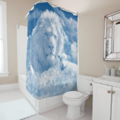 Leeuw en Lam Douchegordijn (In situ)