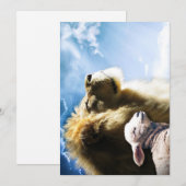 Leeuw en Lam Kaart (Voorkant / Achterkant)