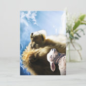 Leeuw en Lam Kaart (Staand voorkant)