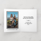 Leeuw en Lam kaart met gouden folie belettering (Binnenlaag)