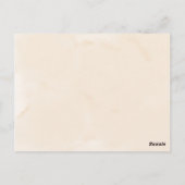 Leeuw en Lam Kerstkaarten Briefkaart (Achterkant)