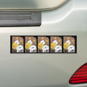 Leeuw en Lam Omhoog Close Bumpersticker (Op auto)