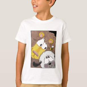 Leeuw en Lam Omhoog Close T-shirt