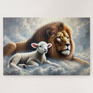 Leeuw en Lam Puzzel