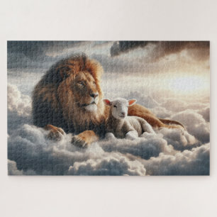 Leeuw en Lam Puzzel