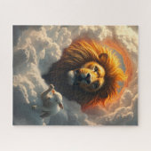 Leeuw en Lam Puzzel (Horizontaal)