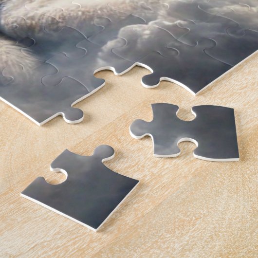 Leeuw en Lam Puzzel Legpuzzel (Zijkant)