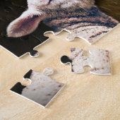 Leeuw en Lam Puzzel Legpuzzel (Zijkant)