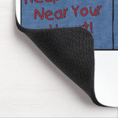 Leeuw en Lam Shirt Pocket Pals Muismat (Hoek)