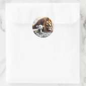 Leeuw en Lam Stickers (Tas)
