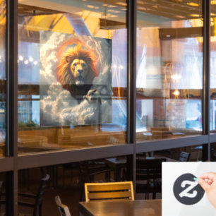 Leeuw en Lam Venster Cling Raamsticker