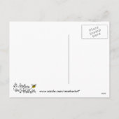 Leeuw en lam wachten op de kerstman feestdagenkaart (Achterkant)